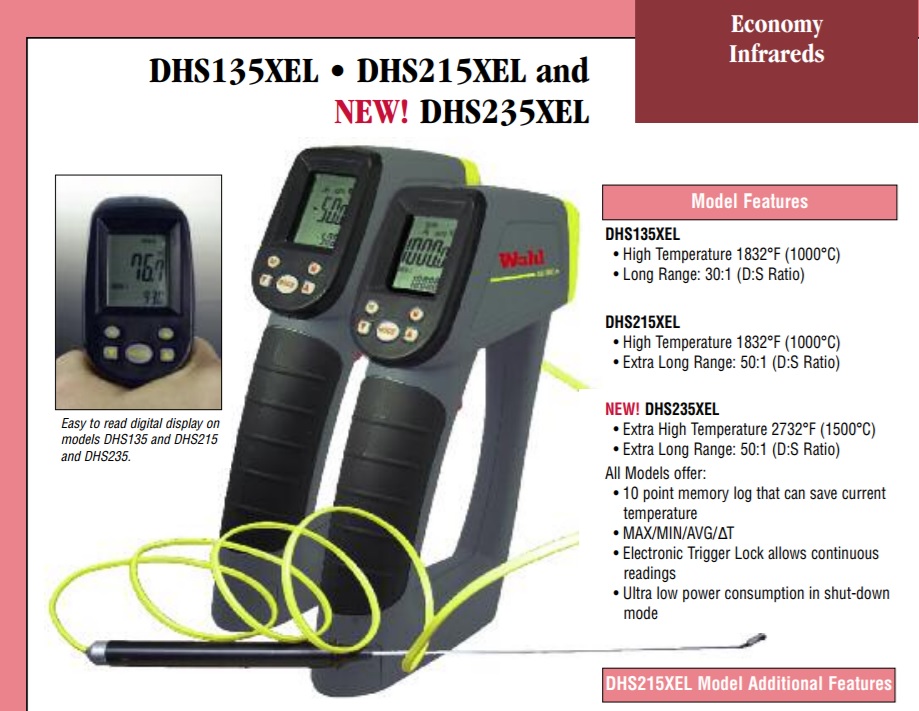 Hand Held Contact & Infrared Thermometers