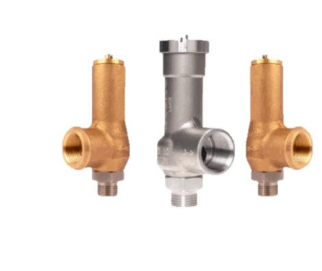 Seetru Type 329 Bronzr or Stainless Steel Enclosed Discharge Safety Relief Valves for Compressed Air, Gases, cryogenic & liquefied gas
